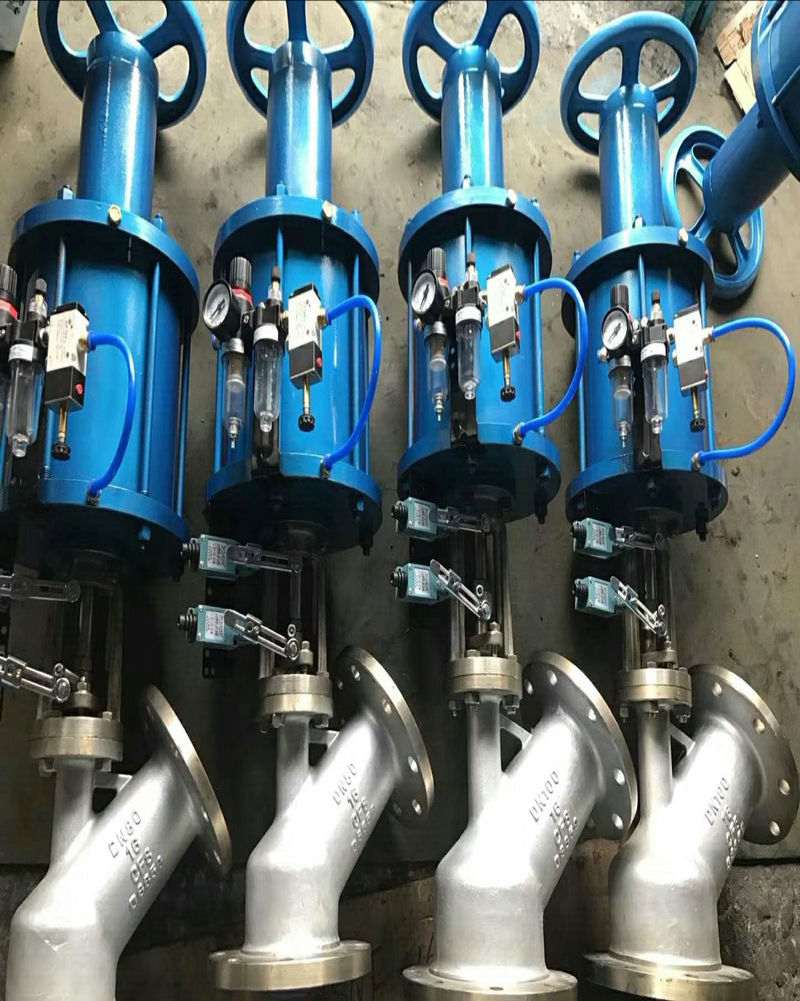 帶手動氣動上展式放料閥 帶手動氣動上展式放料閥